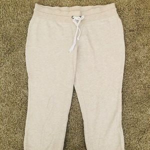 Xhilaration Pants - Size M sweatpants capris (cream colored) Xhilaration Pants - Size M sweatpants capris (cream colored)